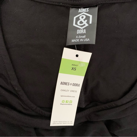 Agnes & Dora Black Oakley Swing Dress - Picture 3 of 6